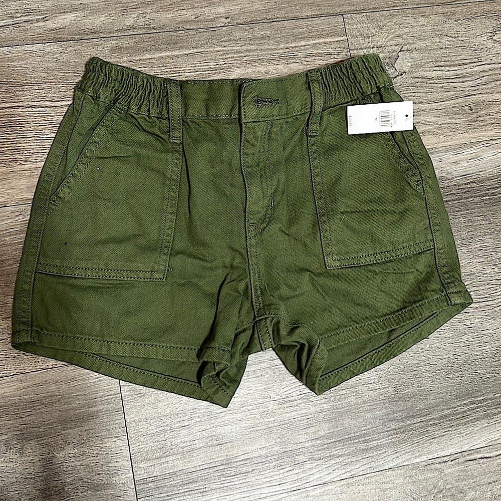 Olive green shorts